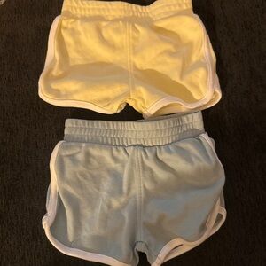 Kids Yellow and Blue Shorts Set